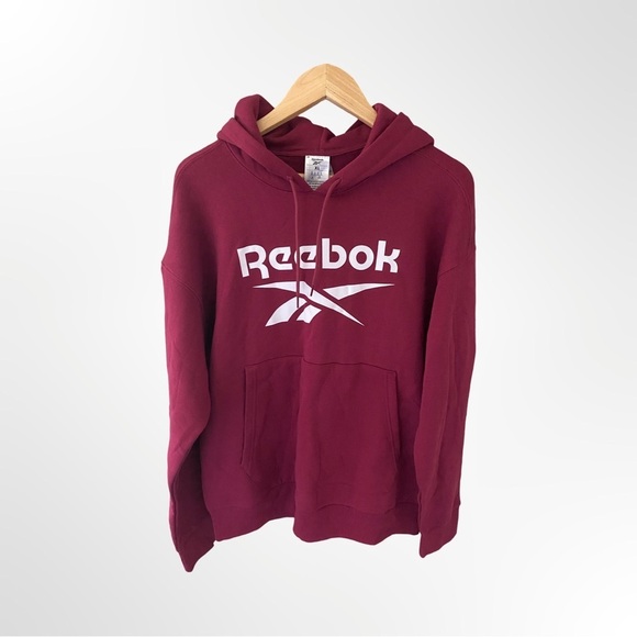 Reebok Women's Ri Bl Fleece Hoody Training Sweatshirt NWT Size XL - Picture 1 of 3